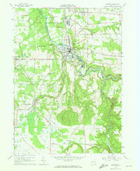 Gowanda 1963 topographic map thumbnail