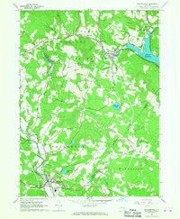 Grahamsville 1966 topographic map thumbnail
