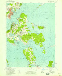 Greenport 1956 topographic map thumbnail