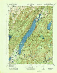 Greenwood Lake 1943 topographic map thumbnail