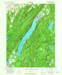 Greenwood Lake 1954 topographic map thumbnail