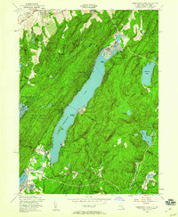 Greenwood Lake 1954 topographic map thumbnail