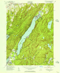 Greenwood Lake 1954 topographic map thumbnail