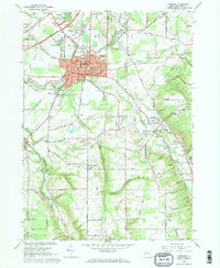 Hamburg 1965 topographic map thumbnail
