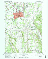 Hamburg 1965 topographic map thumbnail
