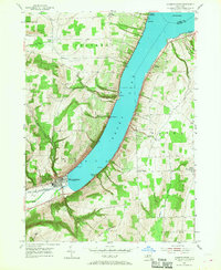 Hammondsport 1953 topographic map thumbnail