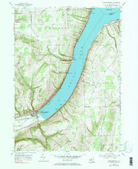 Hammondsport 1953 topographic map thumbnail