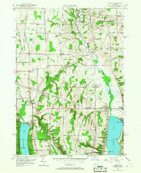 Honeoye 1951 topographic map thumbnail