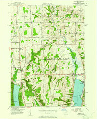 Honeoye 1951 topographic map thumbnail