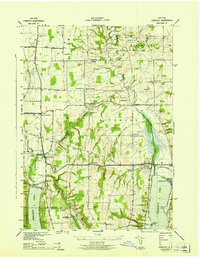 Honeoye 1942 topographic map thumbnail