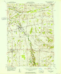 Honeoye Falls 1951 topographic map thumbnail