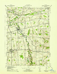 Honeoye Falls 1942 topographic map thumbnail