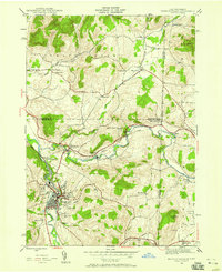 Hoosick Falls 1943 topographic map thumbnail