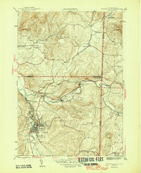 Hoosick Falls 1946 topographic map thumbnail