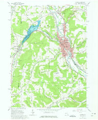 Hornell 1965 topographic map thumbnail