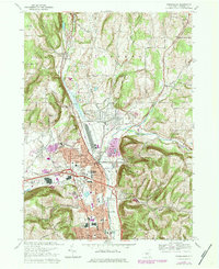 Horseheads 1978 topographic map thumbnail