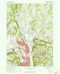 Horseheads 1969 topographic map thumbnail