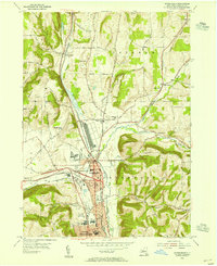 Horseheads 1953 topographic map preview