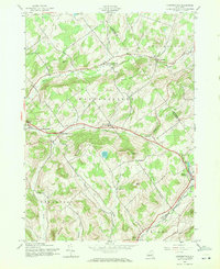 Harpersfield 1945 topographic map thumbnail