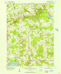 Hartfield 1954 topographic map thumbnail