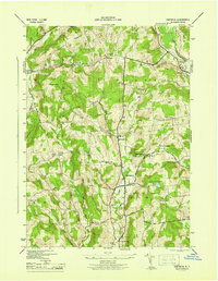 Hartwick 1945 topographic map thumbnail
