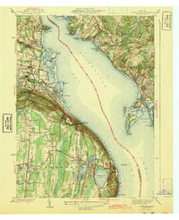 Haverstraw 1943 topographic map thumbnail