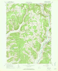 Hinsdale 1971 topographic map thumbnail