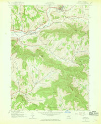 Hobart 1945 topographic map thumbnail