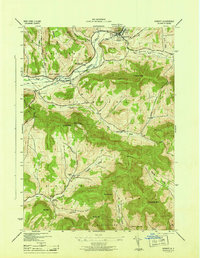 Hobart 1946 topographic map thumbnail