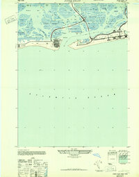 Jones Inlet 1947 topographic map thumbnail