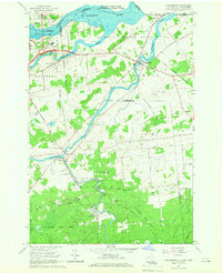 Hogansburg 1964 topographic map thumbnail