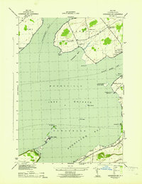 Henderson Bay 1942 topographic map thumbnail