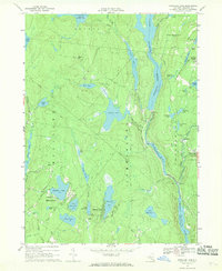 Highland Lake 1967 topographic map thumbnail