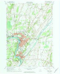 Hudson Falls 1966 topographic map thumbnail
