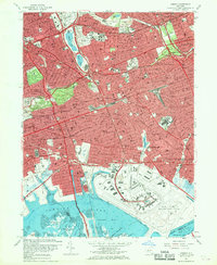 Jamaica 1966 topographic map thumbnail