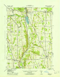 Jamesville 1943 topographic map thumbnail