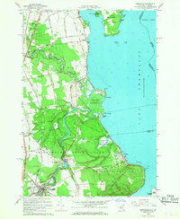 Keeseville 1966 topographic map thumbnail