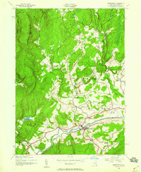Kerhonkson 1942 topographic map thumbnail