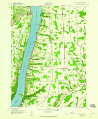 Keuka Park 1942 topographic map thumbnail