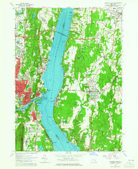 Kingston East 1963 topographic map thumbnail