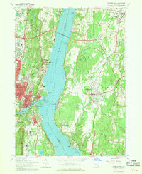 Kingston East 1963 topographic map thumbnail