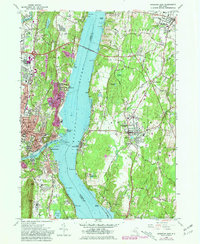 Kingston East 1963 topographic map thumbnail