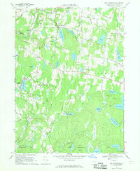 Lake Huntington 1967 topographic map thumbnail
