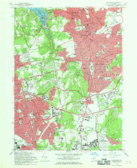 Huntington 1967 topographic map thumbnail