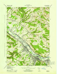 Ilion 1945 topographic map thumbnail