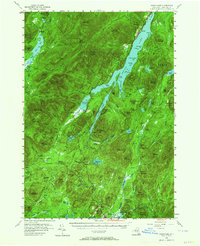 Indian Lake 1954 topographic map thumbnail
