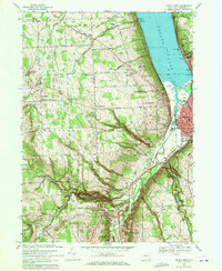 Ithaca West 1969 topographic map thumbnail