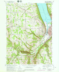 Ithaca West 1978 topographic map thumbnail