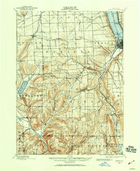 Ithaca 1893 topographic map thumbnail