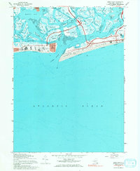Jones Inlet 1967 topographic map thumbnail